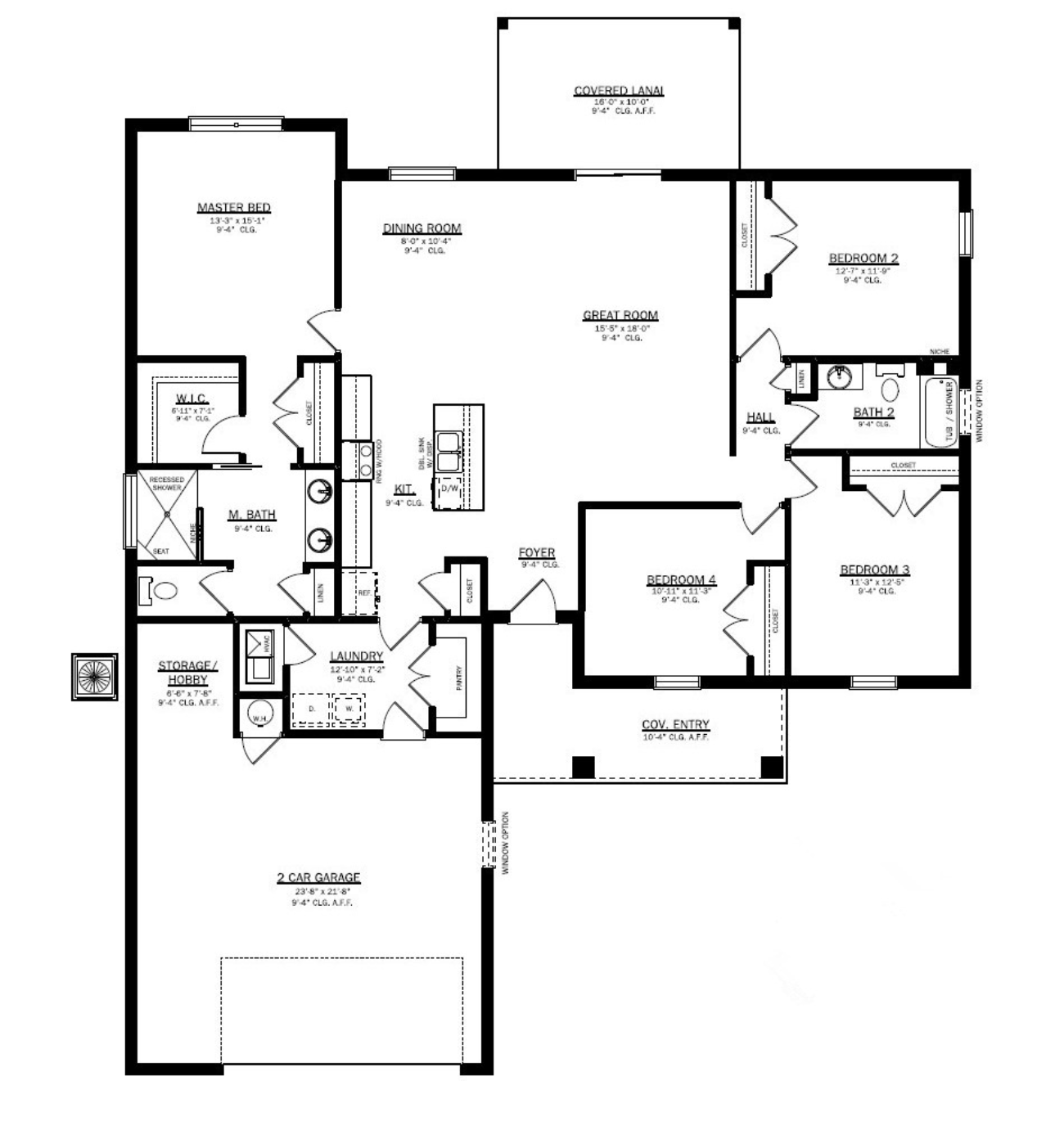 Villa Foscari - blackline